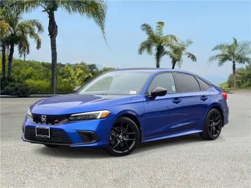 Used 2023 Honda Civic Si Manual in a Aegean Blue Metallic exterior color and Black/Redinterior. Southbay Chrysler Jeep Dodge Ram (424) 404-5521 pixelmotiondemo.com 