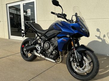 2023 Triumph TIGER SPORT 660 in a LUCERNE BLUE / SAPPHIRE BLACK exterior color. Cross Country Powersports 732-491-2900 crosscountrypowersports.com 