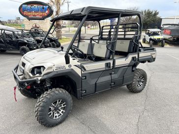 2024 KAWASAKI MULE PROFXT 1000 LE RANCH EDITION   METALLIC TITANIUM in a SILVER exterior color. Family PowerSports (877) 886-1997 familypowersports.com 