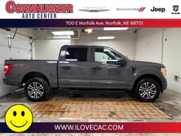 2021 Ford F-150 XL in a Lead Foot exterior color and Blackinterior. Cornhusker Auto Center 402-866-8665 cornhuskerautocenter.com 