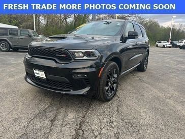2022 Dodge Durango GT Plus in a DB Black Clear Coat exterior color and Blackinterior. Glenview Luxury Imports 847-904-1233 glenviewluxuryimports.com 