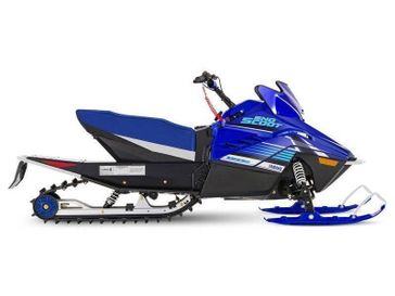 2024 Yamaha SnoScoot in a Team Yamaha Blue/ Mint exterior color. New England Powersports 978 338-8990 pixelmotiondemo.com 