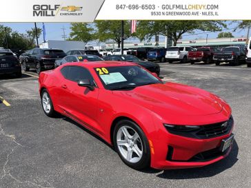 2020 Chevrolet Camaro 3LT in a Red Hot exterior color and Medium Ash Grayinterior. Glenview Luxury Imports 847-904-1233 glenviewluxuryimports.com 