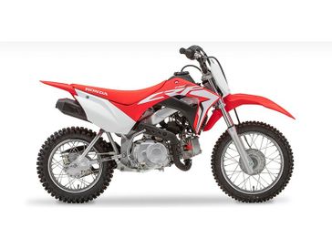 2024 Honda CRF 110F in a Red exterior color. Greater Boston Motorsports 781-583-1799 pixelmotiondemo.com 
