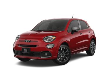 2023 Fiat 500x Sport Awd in a Passione Red exterior color and Blackinterior. Melloy Dodge RAM FIAT 505-588-4459 melloydodge.com 