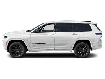 New 2026 Jeep Grand Cherokee L Limited in a Bright White Clear Coat exterior color and Global Blackinterior. Perkins La Junta 719-383-2250 perkinslajunta.com 