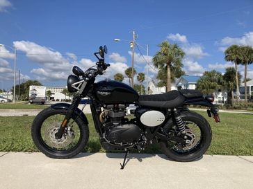 2024 Triumph Scrambler 900 in a JET BLACK exterior color. Euro Cycles of Daytona 386-257-2269 eurocyclesofdaytona.com 