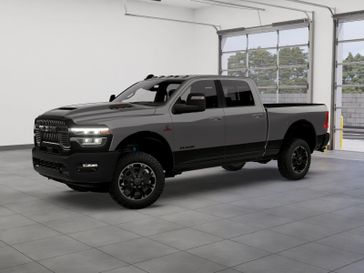 New 2026 RAM 2500 Rebel Crew Cab 4x4 6'4' Box in a Granite Crystal Metallic Clear Coat exterior color. Kamaaina Motors 1-808-746-7956 kamaainamotors.com 