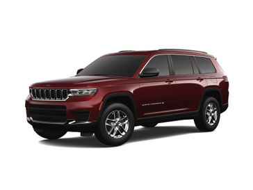 2023 Jeep Grand Cherokee L Laredo 4x4 in a Velvet Red Pearl Coat exterior color and Global Blackinterior. Victor Chrysler Dodge Jeep Ram 585-236-4391 victorcdjr.com 