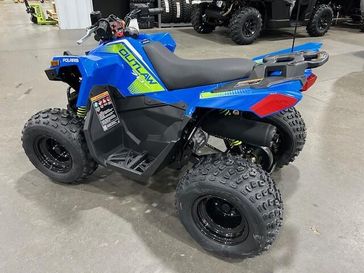 2025 Polaris OUTLAW 70 EFI - VELOCITY BLUE / LIFTED LIME 