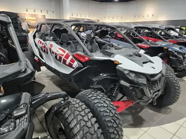 2025 Can-Am MAVERICK R MAX 999T DCT CATALYST GREY AND LEGION RED