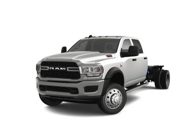 2024 RAM 5500 Tradesman Chassis Crew Cab 4x4 84' Ca in a Bright White Clear Coat exterior color and Diesel Gray/Blackinterior. Jeep Chrysler Dodge RAM FIAT of Ontario 909-757-0698 jcofontario.com 