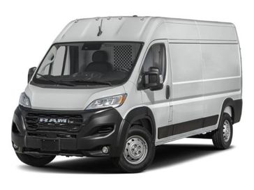 2024 RAM ProMaster Cargo Van Tradesman in a Bright White Clear Coat exterior color and Blackinterior. Ontario Auto Center ontarioautocenter.com 