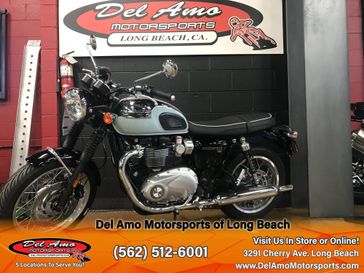 2023 Triumph BONNEVILLE T120 CHROME EDITION  in a CHROME/MERIDEN BLUE exterior color. Del Amo Motorsports of Long Beach (562) 362-3160 delamomotorsports.com 