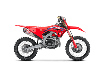 2024 Honda CRF 450RWE in a Red exterior color. Greater Boston Motorsports 781-583-1799 pixelmotiondemo.com 