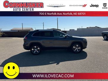 2020 Jeep Cherokee Limited in a Granite Crystal Metallic Clear Coat exterior color and Blackinterior. Cornhusker Auto Center 402-866-8665 cornhuskerautocenter.com 