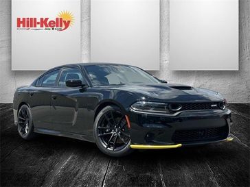 2023 Dodge Charger Scat Pack in a Pitch Black exterior color and Blackinterior. Hill-Kelly Dodge (850) 786-2130 hillkellydodge.com 