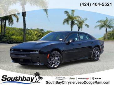 New 2026 Dodge Charger R/T 4-door Awd in a Diamond Black Crystal Pearl Coat exterior color and Blackinterior. Southbay Chrysler Jeep Dodge Ram (424) 404-5521 pixelmotiondemo.com 