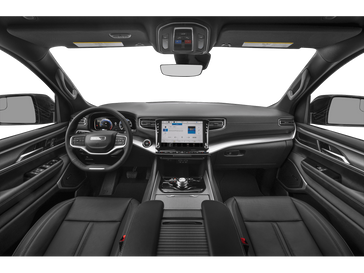 2026 Jeep Grand Wagoneer  in a Baltic Gray Metallic Clear Coat exterior color and Blackinterior. Perkins La Junta 719-383-2250 perkinslajunta.com 