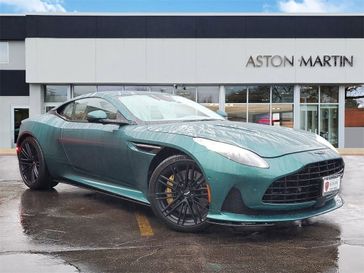 2024 Aston Martin DB12  in a RACING GREEN exterior color. Glenview Luxury Imports 847-904-1233 glenviewluxuryimports.com 