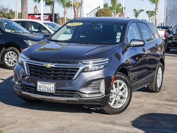 2022 Chevrolet Equinox LT in a Iron Gray Metallic exterior color and Jet Blackinterior. Ventura Auto Center 866-978-2178 venturaautocenter.com 