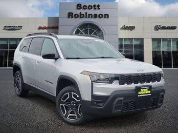 New 2026 Jeep Cherokee Laredo in a Silver exterior color and Global Blackinterior. Southbay Chrysler Jeep Dodge Ram (424) 404-5521 pixelmotiondemo.com 