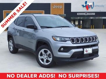 2024 Jeep Compass Latitude 4x4 in a Billet Silver Metallic exterior color and G7xainterior. Wischnewsky Dodge 936-755-5310 wischnewskydodge.com 