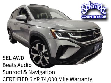 Used 2023 Volkswagen Taos SEL AWD w/Sunroof/Beats/Nav