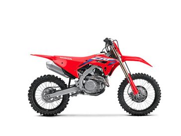 2023 Honda CRF 450R in a Red exterior color. New England Powersports 978 338-8990 pixelmotiondemo.com 