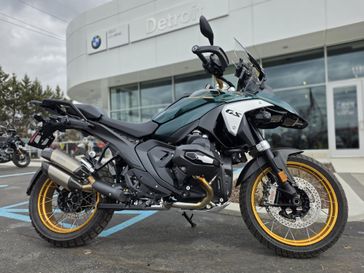 2025 BMW R 1300 GS in a AURELIUS GREEN METALLIC exterior color. BMW Motorcycles of Detroit (248) 402-4010 pixelmotiondemo.com 