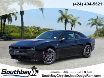New 2026 Dodge Charger Scat Pack 2-door Awd in a Diamond Black Crystal Pearl Coat exterior color and Blackinterior. Southbay Chrysler Jeep Dodge Ram (424) 404-5521 pixelmotiondemo.com 