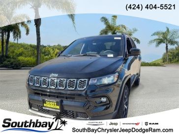 New 2026 Jeep Compass Limited in a Black exterior color and Blackinterior. Southbay Chrysler Jeep Dodge Ram (424) 404-5521 pixelmotiondemo.com 