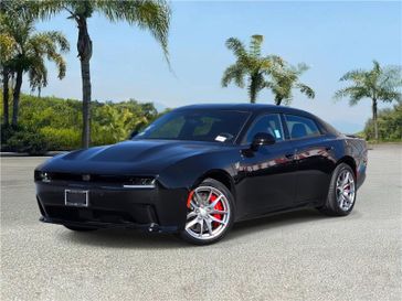New 2026 Dodge Charger Daytona Scat Pack 4-door Awd in a Diamond Black Crystal Pearl Coat exterior color and Blackinterior. Southbay Chrysler Jeep Dodge Ram (424) 404-5521 pixelmotiondemo.com 