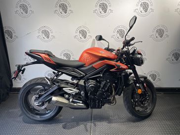 2025 Triumph STREET TRIPLE R  in a ORANGE exterior color. BMW Motorcycles of New Orleans 504-595-6776 pixelmotiondemo.com 