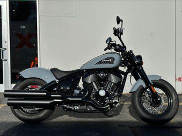 2024 Indian Motorcycle CHIEF BOBBER DARK HORSE  in a STORM GRAY exterior color. Wagner Motorsports (508) 581-5950 wagnermotorsport.com 