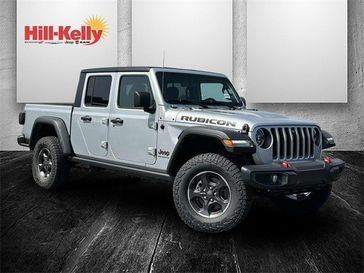 2023 Jeep Gladiator Rubicon 4x4 in a Silver Zynith Clear Coat exterior color and Blackinterior. Hill-Kelly Dodge (850) 786-2130 hillkellydodge.com 
