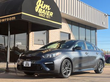 2020 Kia Forte GT-Line in a Gravity Grey exterior color and Blackinterior. Jim Baier Inc 319-372-1012 jimbaier.com 