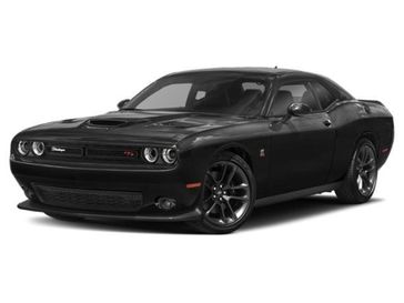 2023 Dodge Challenger R/T Scat Pack Widebody in a Pitch Black Clear Coat exterior color and Blackinterior. Ontario Auto Center ontarioautocenter.com 