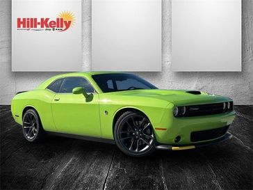 2023 Dodge Challenger R/T Scat Pack in a Sublime exterior color and Blackinterior. Hill-Kelly Dodge (850) 786-2130 hillkellydodge.com 