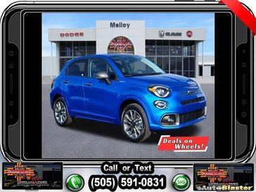 2023 Fiat 500x Sport Awd in a Italia Blue exterior color and Blackinterior. Melloy Dodge RAM FIAT 505-588-4459 melloydodge.com 