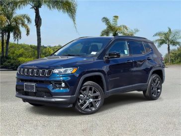 New 2026 Jeep Compass Limited Altitude 4x4 in a Fathom Blue Pearl Coat exterior color and Blackinterior. Southbay Chrysler Jeep Dodge Ram (424) 404-5521 pixelmotiondemo.com 