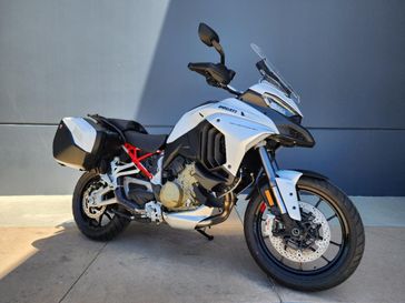 2023 Ducati MULTISTRADA V4 S TRAVEL & RADAR  in a ICEBERG WHITE exterior color. Del Amo Motorsports delamomotorsports.com 