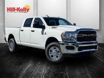 2024 RAM 2500 Tradesman Crew Cab 4x4 6'4' Box in a Bright White Clear Coat exterior color and Diesel Gray/Blackinterior. Hill-Kelly Dodge (850) 786-2130 hillkellydodge.com 