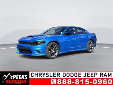 2023 Dodge Charger R/T in a B5 Blue exterior color and Blackinterior. McPeek's Chrysler Dodge Jeep Ram of Anaheim 888-861-6929 mcpeeksdodgeanaheim.com 