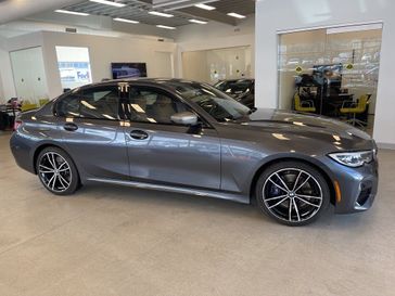 2021 BMW 3 Series M340i xDrive in a Mineral Grey Metallic exterior color and Cognac W/Contrast Stitchinterior. Lotus North Jersey 908-376-2300 lotusnj.com 
