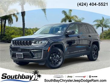 New 2026 Jeep Grand Cherokee Laredo Altitude 4x4 in a Diamond Black Crystal Pearl Coat exterior color and Global Blackinterior. Southbay Chrysler Jeep Dodge Ram (424) 404-5521 pixelmotiondemo.com 