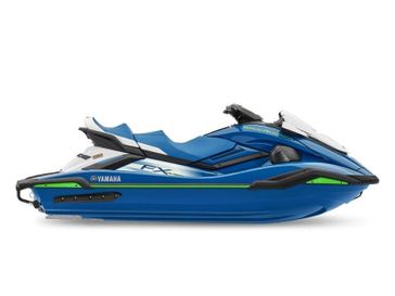 2024 Yamaha FX CRUISER SVHO W/AUDIO  in a Deepwater Blue exterior color. Parkway Cycle (617)-544-3810 parkwaycycle.com 