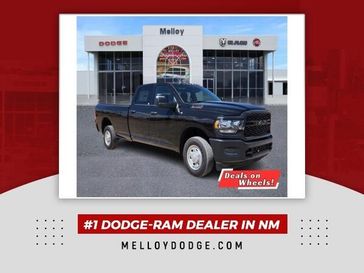 2024 RAM 2500 Tradesman Crew Cab 4x2 8' Box in a Diamond Black Crystal Pearl Coat exterior color and Blackinterior. Melloy Dodge RAM FIAT 505-588-4459 melloydodge.com 