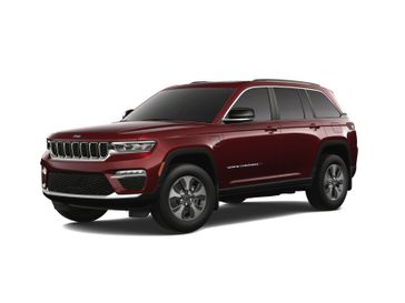 2024 Jeep Grand Cherokee 4xe in a Velvet Red Pearl Coat exterior color. Victor Chrysler Dodge Jeep Ram 585-236-4391 victorcdjr.com 