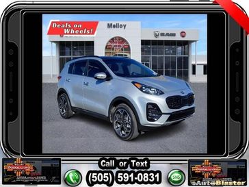 2020 Kia Sportage SX in a Sparkling Silver exterior color and Blackinterior. Melloy Dodge RAM FIAT 505-588-4459 melloydodge.com 